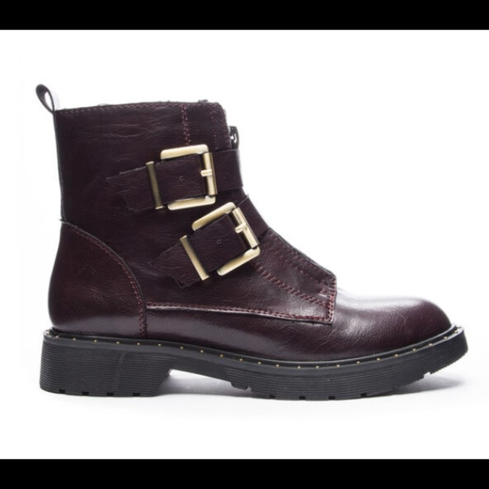 Oxblood ankle boots